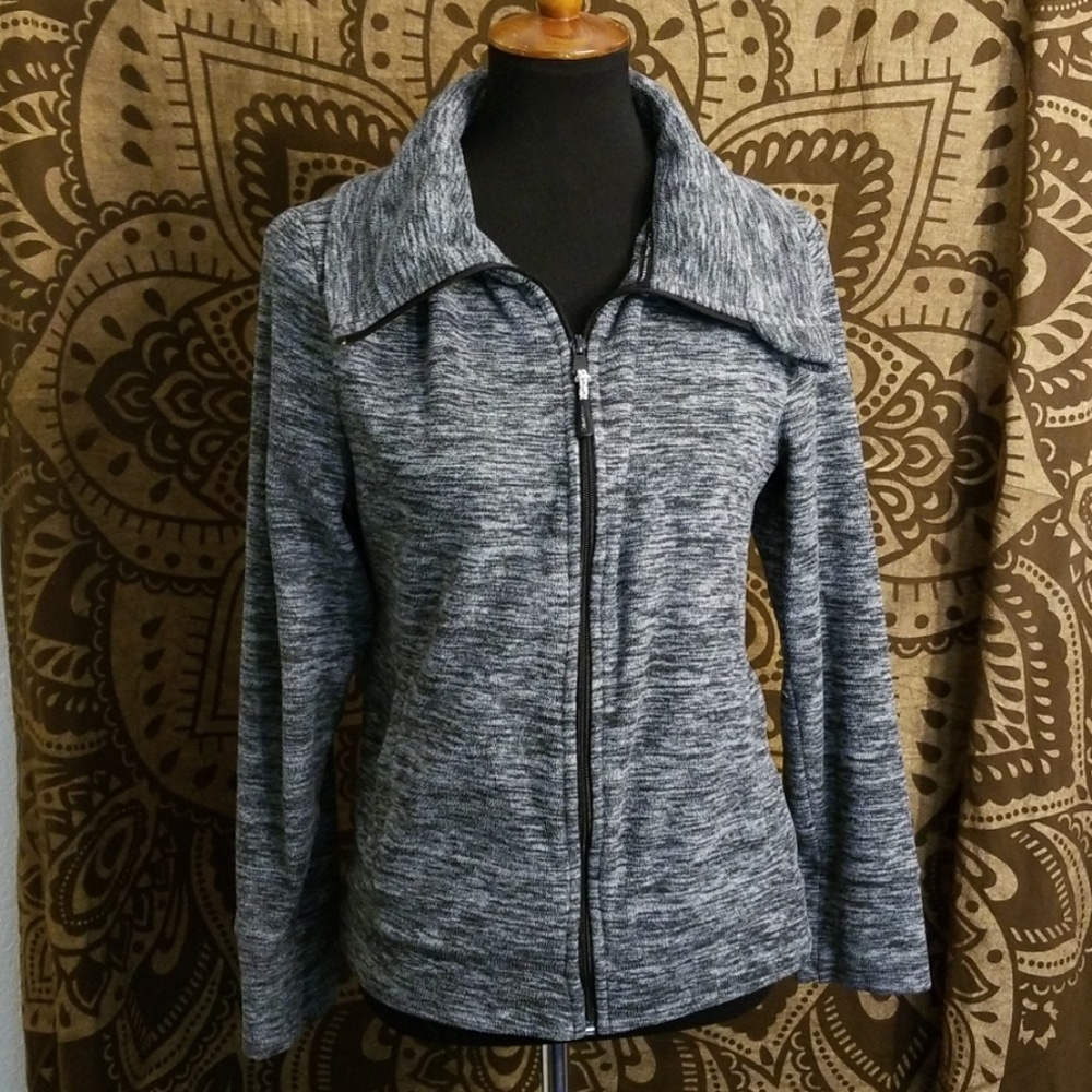 Warm and Cozy Heathered Zip Up Sweater